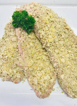 CRUMBED PORK & PARMESAN SCHNITZEL