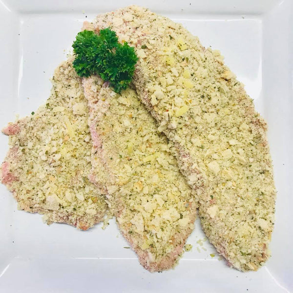 CRUMBED PORK & PARMESAN SCHNITZEL