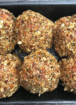 PEPPERED BEEF RISSOLES