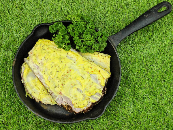 HONEY MUSTARD HAM CHOPS