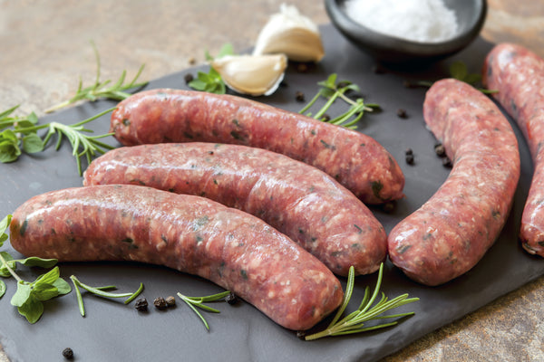 PORK, HONEY & ALMOND SAUSAGES
